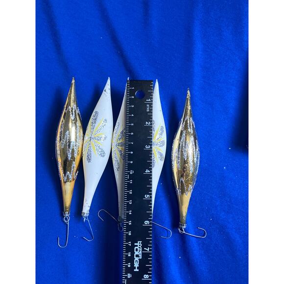 VTG Christmas Tree Ornaments Imperial Collection Sears Teardrop Shape - Picture 6 of 10